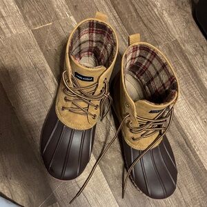 Simply Southern Brown and Tan Winter Boots